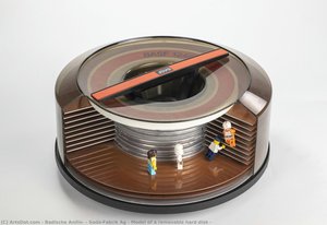 Model Of A Removable Hard Disk — Badische Anilin- & Soda-fabrik Ag