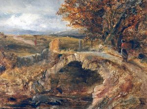 Old Bridge Near Port Dinorwic — William Joseph Julius Caesar Bond