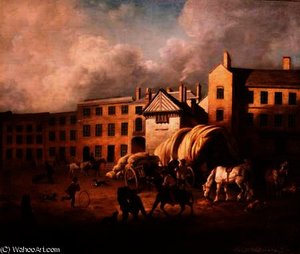 18th Century Town Scene Figur Hi — George Garrard