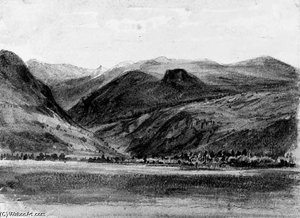 A Lake In The Mountains — Paul Huet