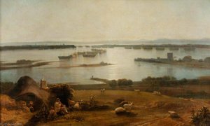 Hulks In Portsmouth Harbour — Thomas Christopher Hofland