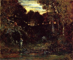Cows Returning From The Mountainside — Théodore Rousseau (pierre Etienne Théodore Rousseau)