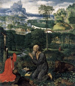 Penitent St Jerome — Simon Bening
