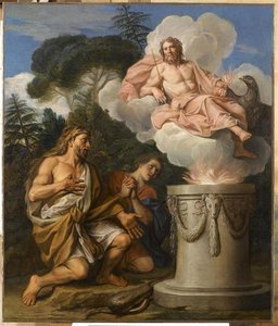 Hercule Faisant Un Sacrifice A Jupiter — Noel Nicolas Coypel