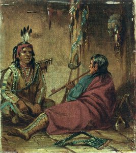 Interior Of Wigwam — John Mix Stanley