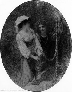 At The Well — Ernest Hébert (antoine Auguste Ernest Hebert)