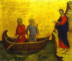 La Vocazione Di Pietro E Andrea — Duccio Di Buoninsegna