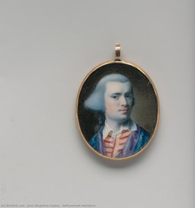 Self-portrait Miniature — John Singleton Copley