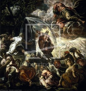 Mosè Che Trae Acqua Dalla Roccia — Jacopo Tintoretto