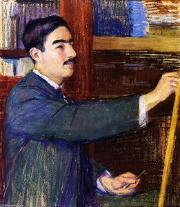 Georges De Miré At The Easel — Roger De La Fresnaye
