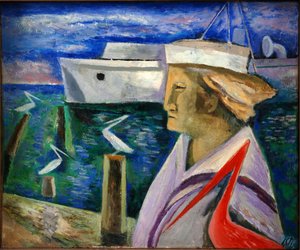 Herons And Sailor — Jorge Chávez Carrillo