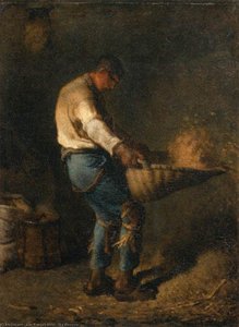 The Winnower — Jean-françois Millet