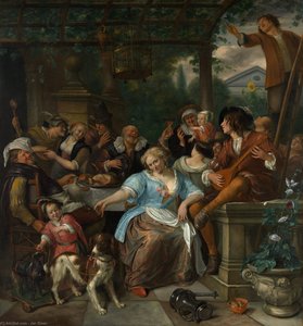 Merry Company On A Terrace — Γιαν Χάβικςζουν Στέεν
