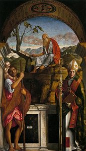 Sts Christopher, Jerome And Louis Of Toulouse — Giovanni Bellini