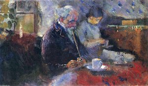 En La Mesa De Café — Edvard Munch