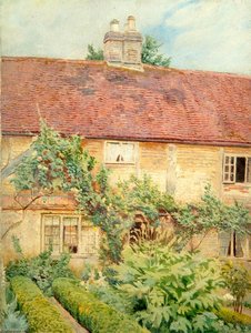 Exterior View Of Unidentified Cottage Near Bletchingley, Surrey — Ernest C Christie