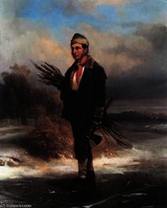 Self Portrait As Houtsprokkelaar — Cornelis Springer