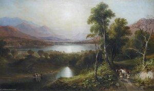 Sunrise On Loch Tay — Joseph Wrightson Macintyre