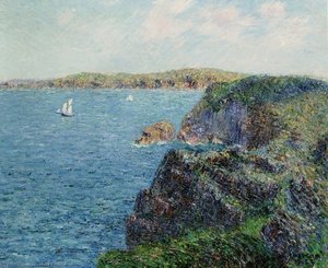 A Cove At Sevignies Cap Frehel — Gustave Loiseau