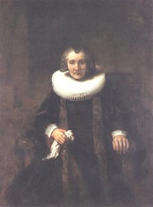 Portræt Af Margherita De Geer, Hustru Til Jacob Trip — Rembrandt Van Rijn