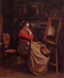 The Studio (also Known As Young Woman With A Mandolin) — Korot