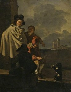 Italians With A Dog — Karel Dujardin