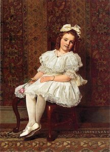 Portrait Of Miss Gibson — John George Brown