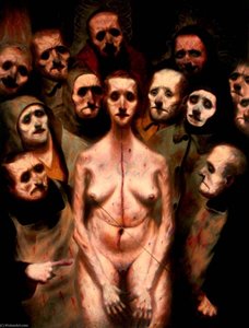 Anatomy Lesson (polyptych, Right Panel) — Ken Currie