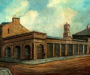 The Corn Market, Aberystwyth — Alfred Worthington