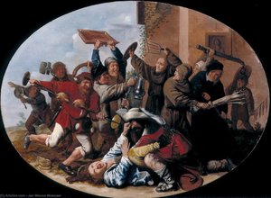 Battle Between Carnival And Lent — Jan Miense Molenaer