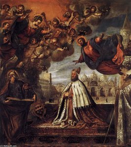 Doge Pietro Loredan Beseeching The Virgin — Jacopo Palma Il Giovane