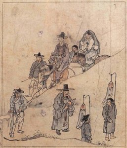 Album Of Genre Paintings — Kim Hong-do