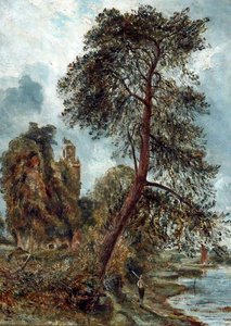 Ruin, And Landscape With A Stream — William Joseph Julius Caesar Bond