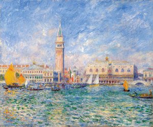 Doges' Palace, Venice, Oil On Canvas, Sterling — Pierre-auguste Renoir