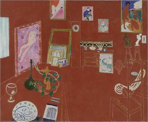 L'atelier Rouge Huile Sur Toile - (181x219) — Henri Matisse