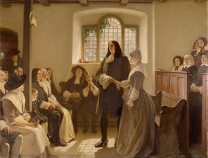 The Marriage Of William Penn And Hannah Callowhill At The Friends' Meeting House, The Friary, Bristol, 1696 — Ernest Board