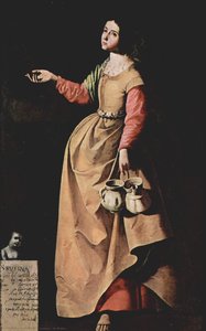 St. Rufina — Francisco De Zurbarán