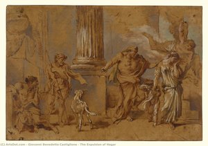 The Expulsion Of Hagar — Il Grechetto