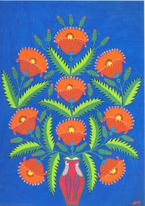 Red Poppies — Maria Primachenko
