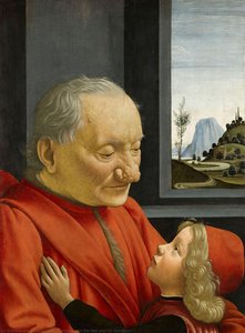 Ein Alter Mann Und Sein Enkel — Domenico Ghirlandaio