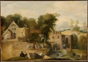 Le Vannage Du Grain — Niccolo Dell' Abate