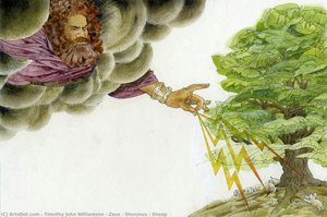 Zeus & Dionysus + Sheep — Timothy John Williamson