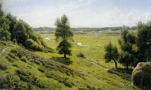 A Shepherdess Resting — Peder Mørk Mønsted