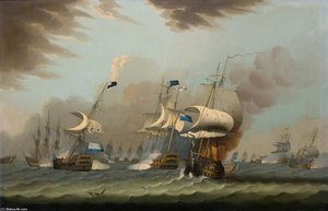 The Victory Off Camperdown — Thomas Whitcombe
