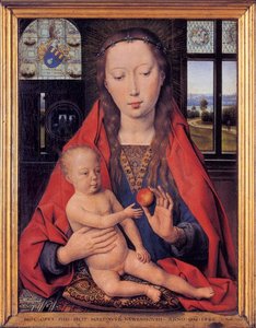 Diptych De Maarten Nieuwenhove (panneau Gauche) — Hans Memling