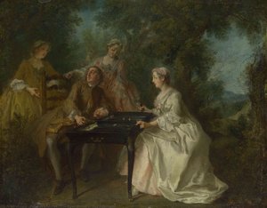 The Four Times Of Day Afternoon — Nicolas Lancret