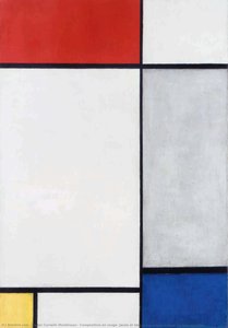 Composition En Rouge, Jaune Et Bleu Composition In Red, Yellow And Blue — Piet Mondrian