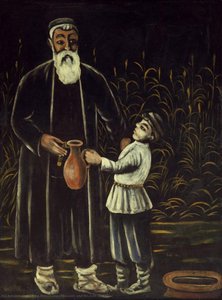Peasant And His Son — Нико Пиросмани