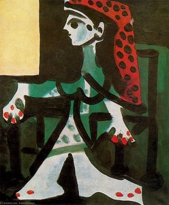 Retrato De Jacqueline (perfil) 1 — Pablo Picasso