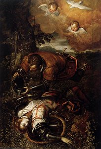 Tancred Baptizing Clorinda — Domenico Robusti